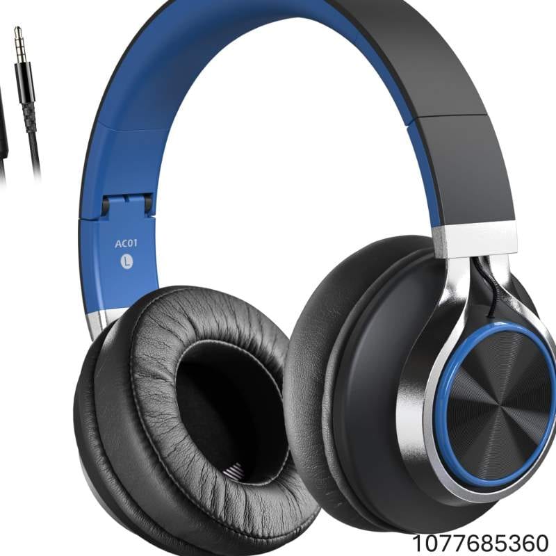 COOSII AC01 Over-Ear Headphones Wired, Passive Noise Isolating Corded Stereo Headsets
