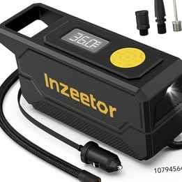 Inzeetor 150 PSI Tire Inflator Portable Air Compressor