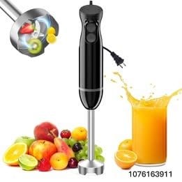 Bonsenkitchen Hand Blender, Immersion Blender with 2 Mixing Speed
