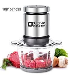 Kitchen in the box Mini Food Processor, Electric Meat Grinder & Food Chopper with 400W