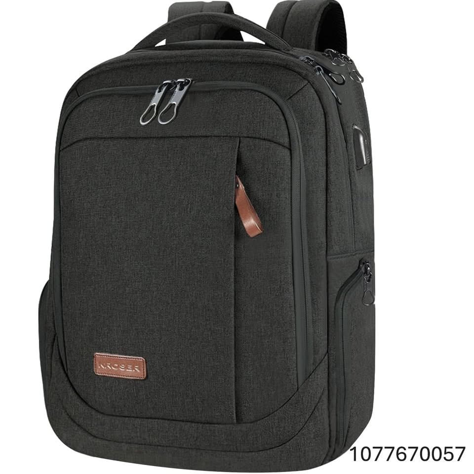 KROSER Laptop Backpack Large Computer Backpack Fits up to 17.3 Inch Laptop with USB