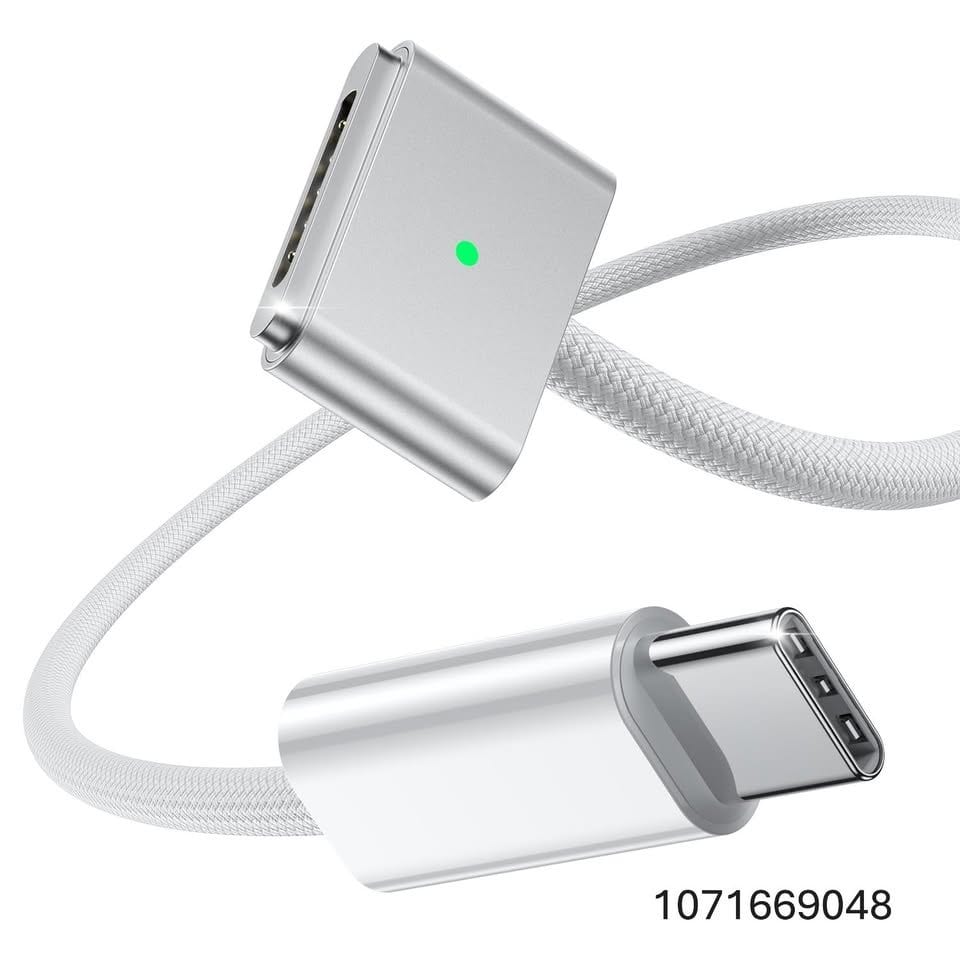 Amavasion 6.6ft, USB-C to Magnetic 3 Charging Cable (6.6ft), 140W Fast Charging