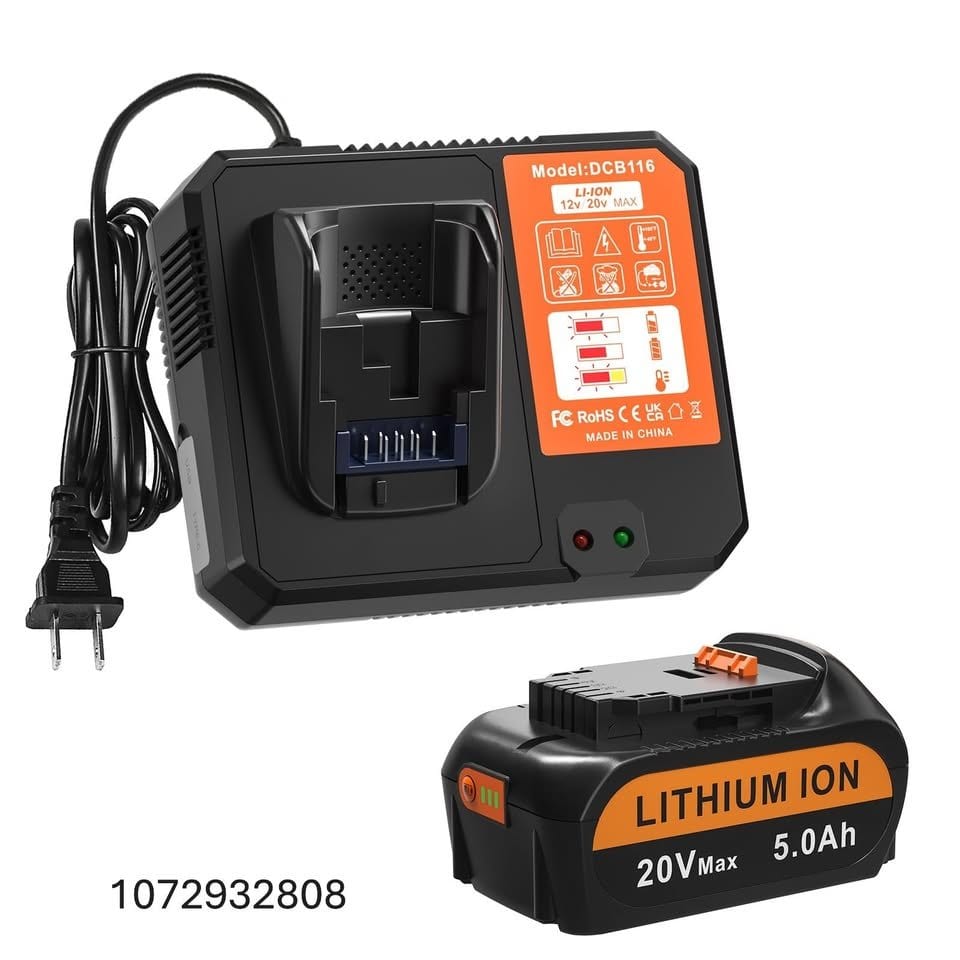 HavenHarmo 5.0Ah Lithium-Ion Battery Replacement for Dewalt 20v Max Batteries
