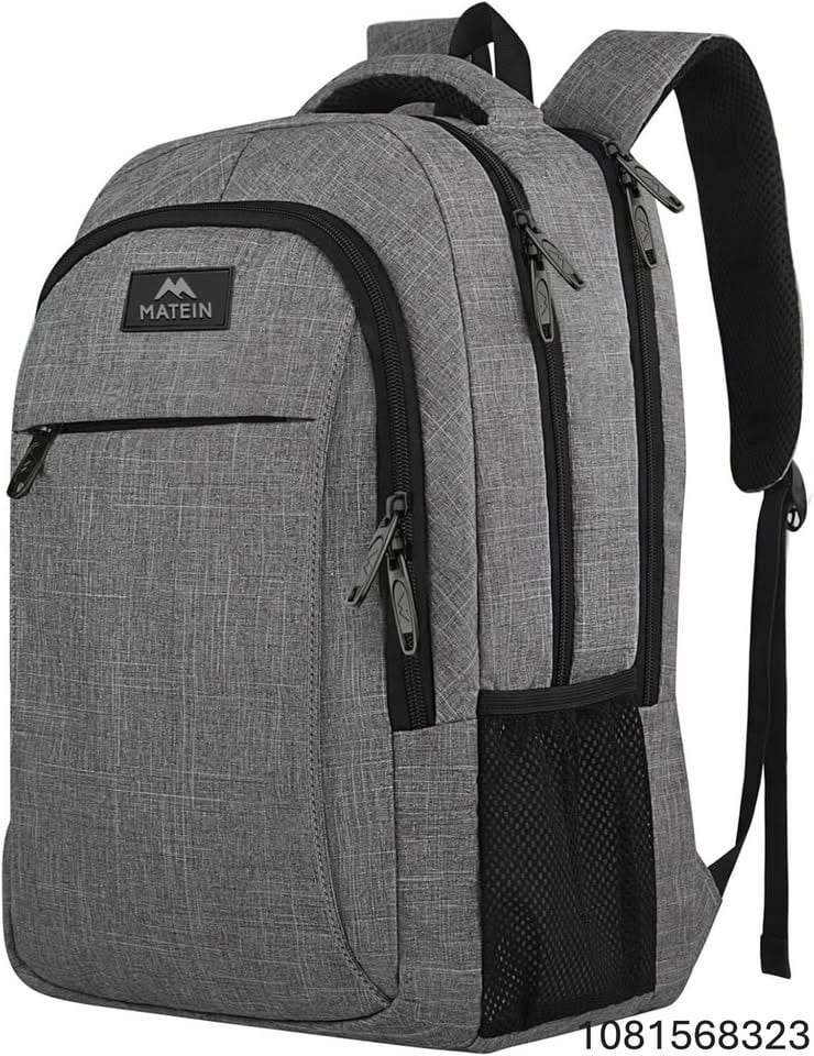 MATEIN Travel Laptop Backpack, Business Anti Theft Slim Sturdy Laptops Backpack Personal Item Bag