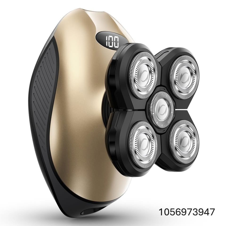 Electric Razors, 5-in-1 Rechargeable Body Shaver - Waterproof Wet Dry Hair Remover