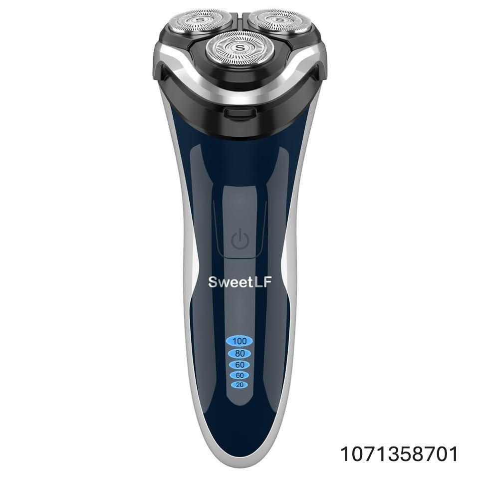 Electric Razor for Men, SweetLF 100% Waterproof Electric Shaver, Type C Rechargeable