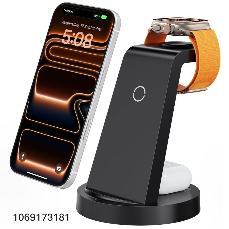 Anlmz 3 in 1 Charging Station for Cellphones , Wireless Charger