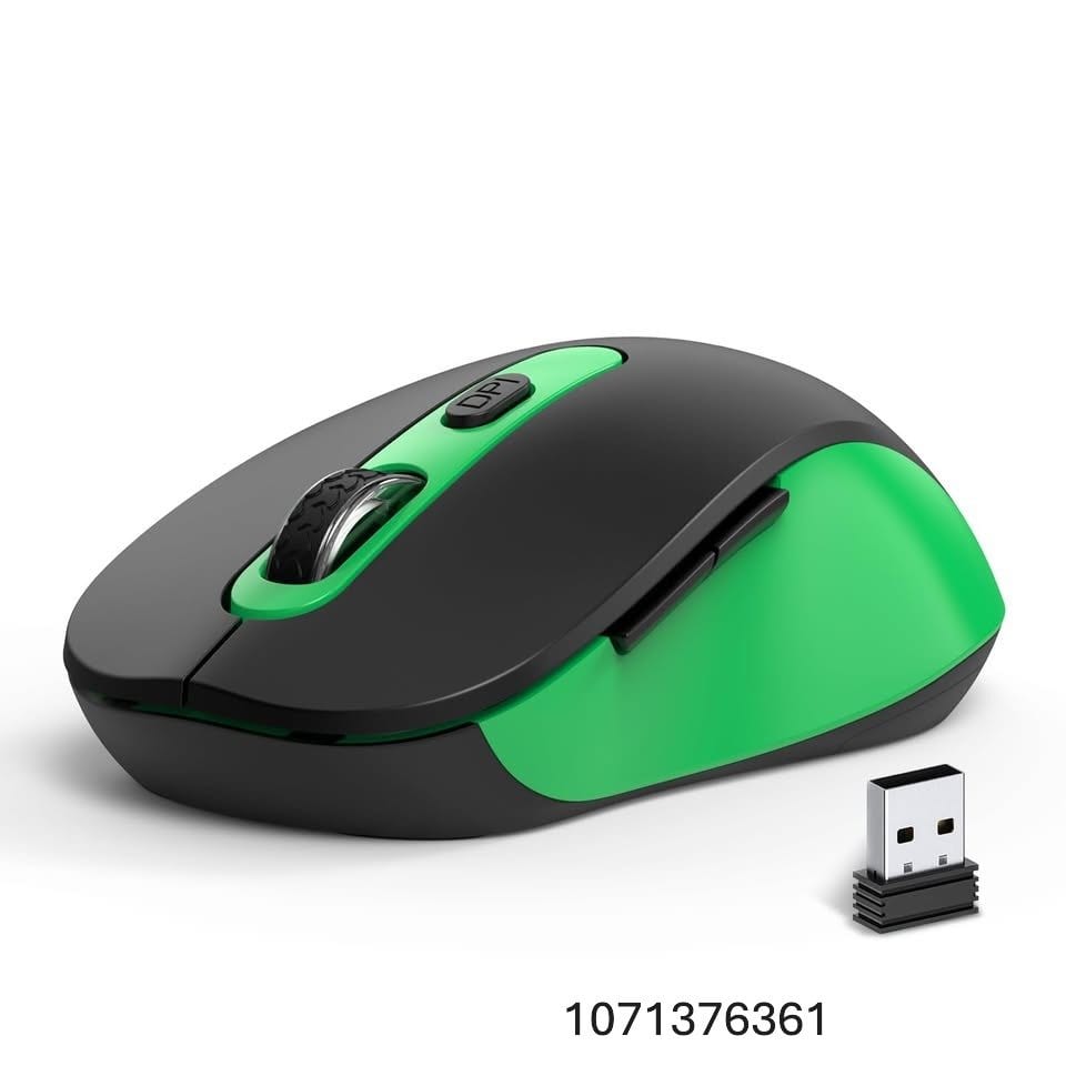 Wireless Mouse for Laptop, PC, Chromebook, Mac, MacBook, Silent Wireless Mouse with USB Nano