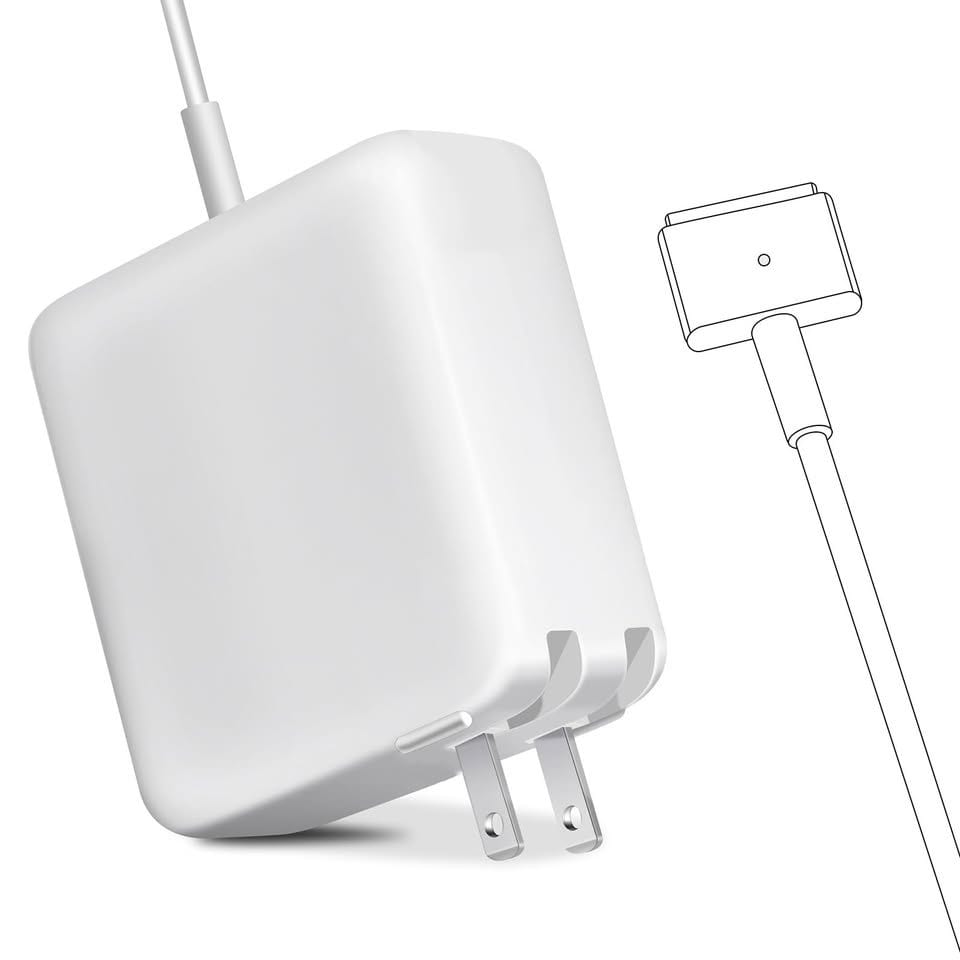 Mac Book Pro Charger 85W(T-Tip) Power Adapter, Replacement for Mac Book Air/Pro
