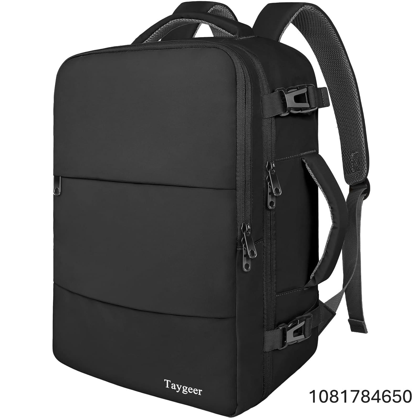 Taygeer Travel Laptop Backpack for Men Women, Airplane Approved Travel Backpack Suitcase with Water Bottle Pocket