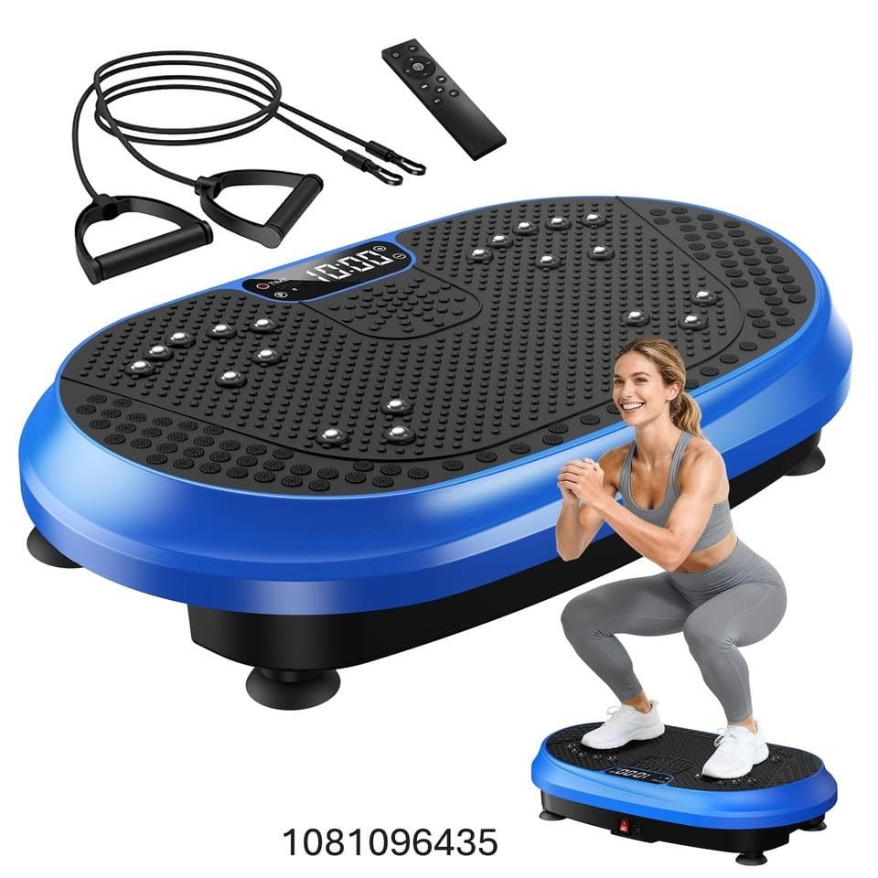 Vibration Plate , Vibrating Fitness Platform for Lymphatic Drainage, Full Body Shaker Workout