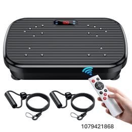 PUREROYI Vibration Plate Exercise Machine, 180 Speeds Workout Vibrating Plate