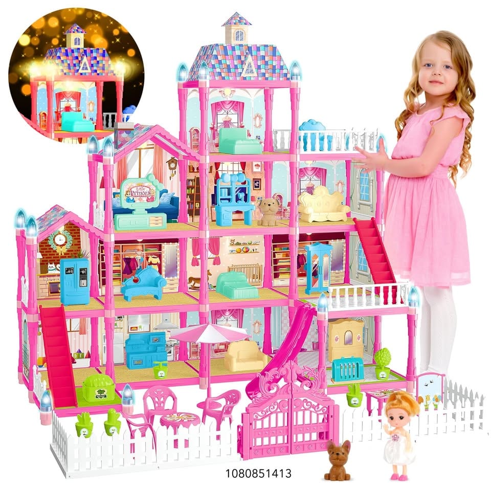 OCTERIC Doll House for Girls,13 Rooms