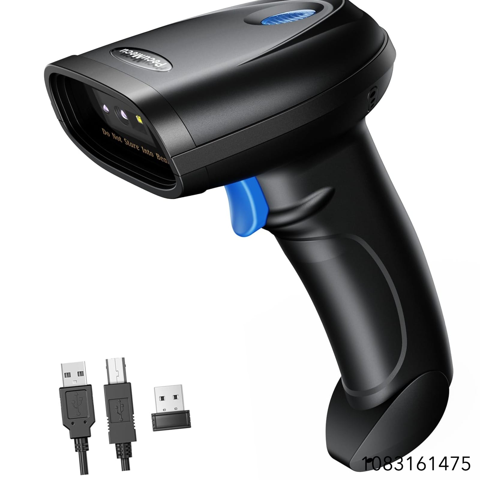 PecuMecu Bluetooth 1D&2D Barcode Scanner, 3-in-1 Bluetooth & USB Wired & 2.4G Wireless QR Barcode Reader