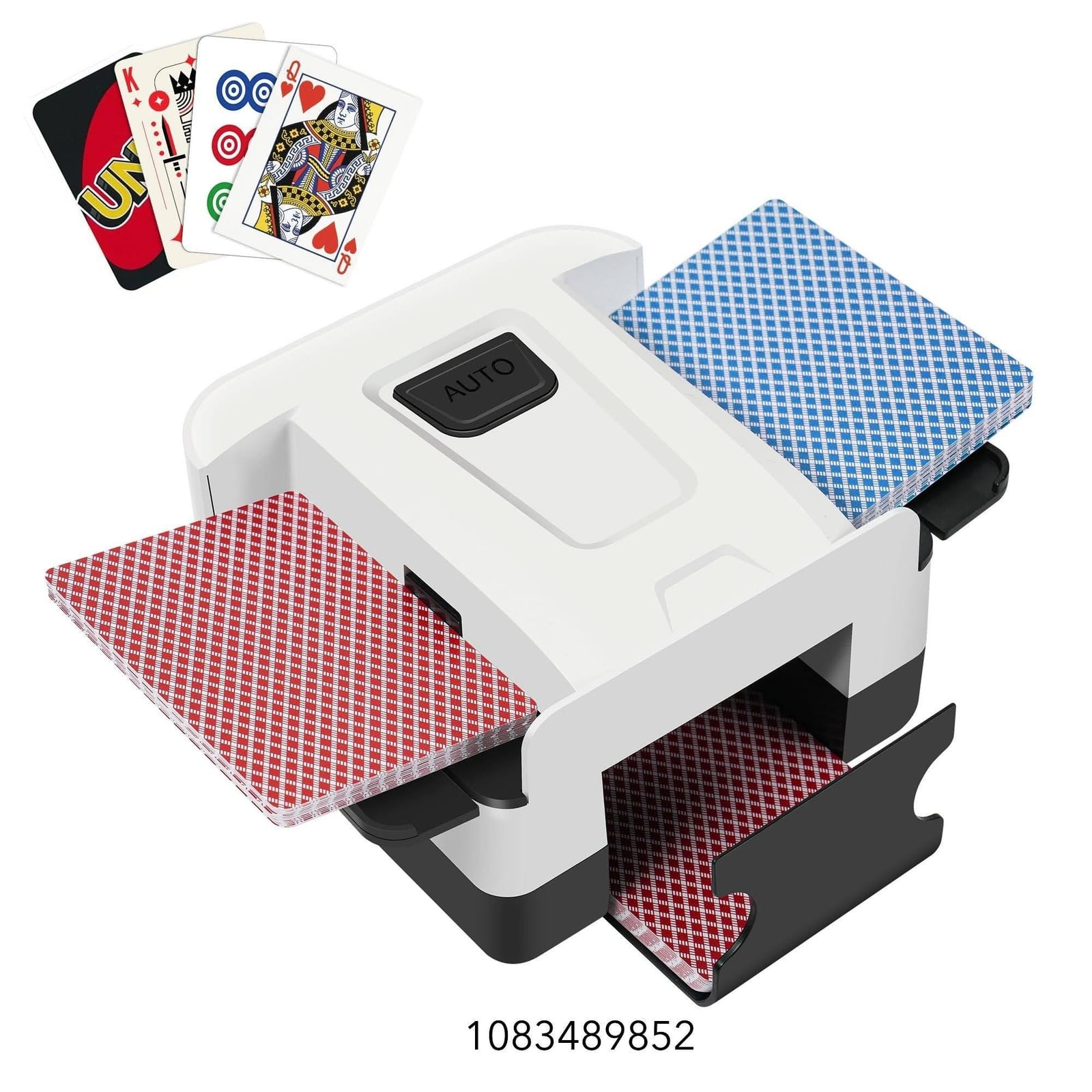 SirShop Rechargeable Portable Automatic Card Shuffler 1-2 Decks