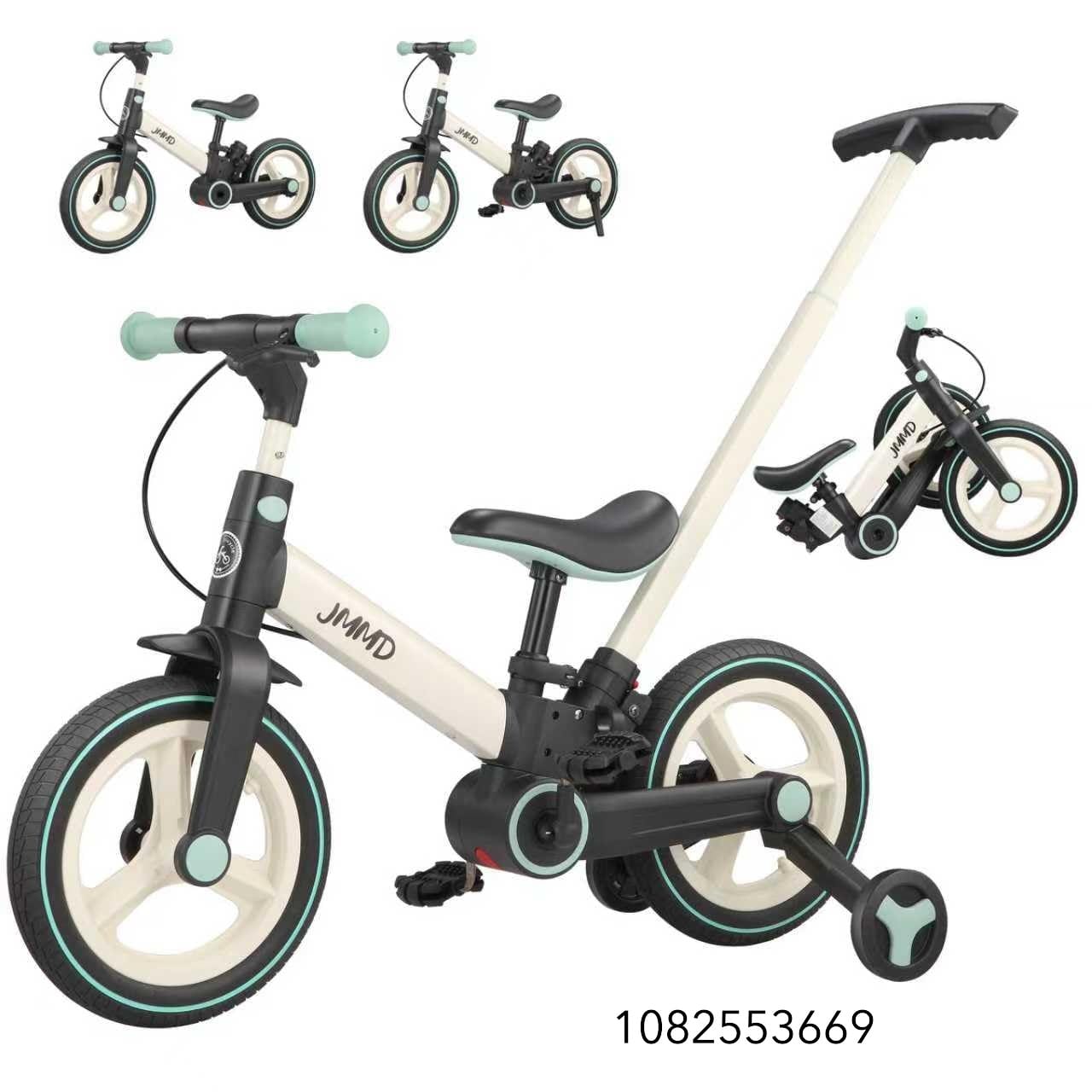 1 Toddler Bike with Push Handle
