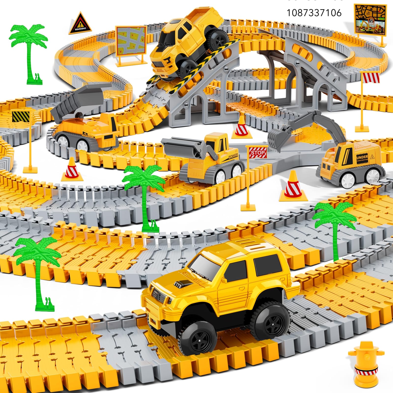 253 PCS Construction Race Tracks