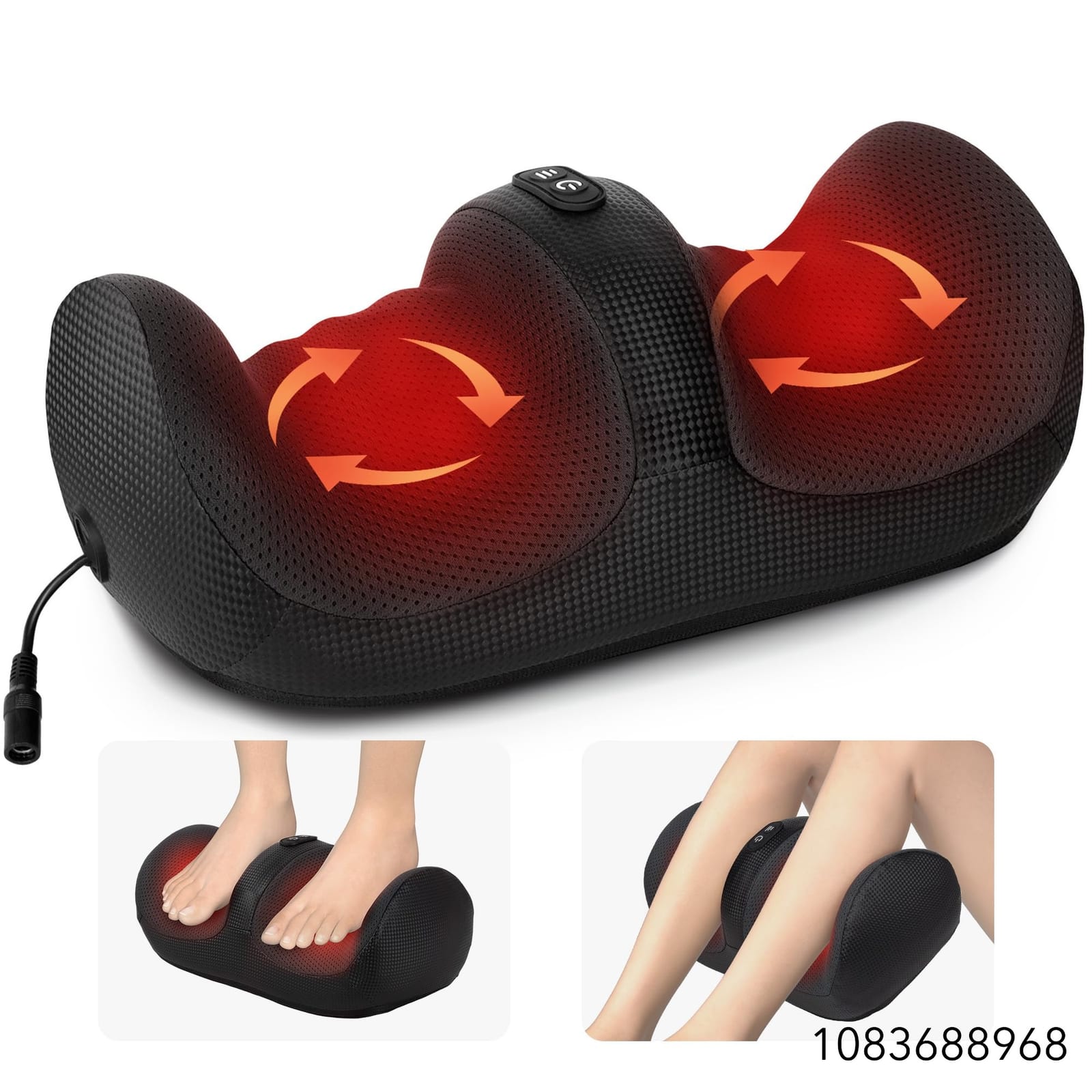 Medcursor Foot Massager with Heat - Foot and Calf Massager with Massage Roller