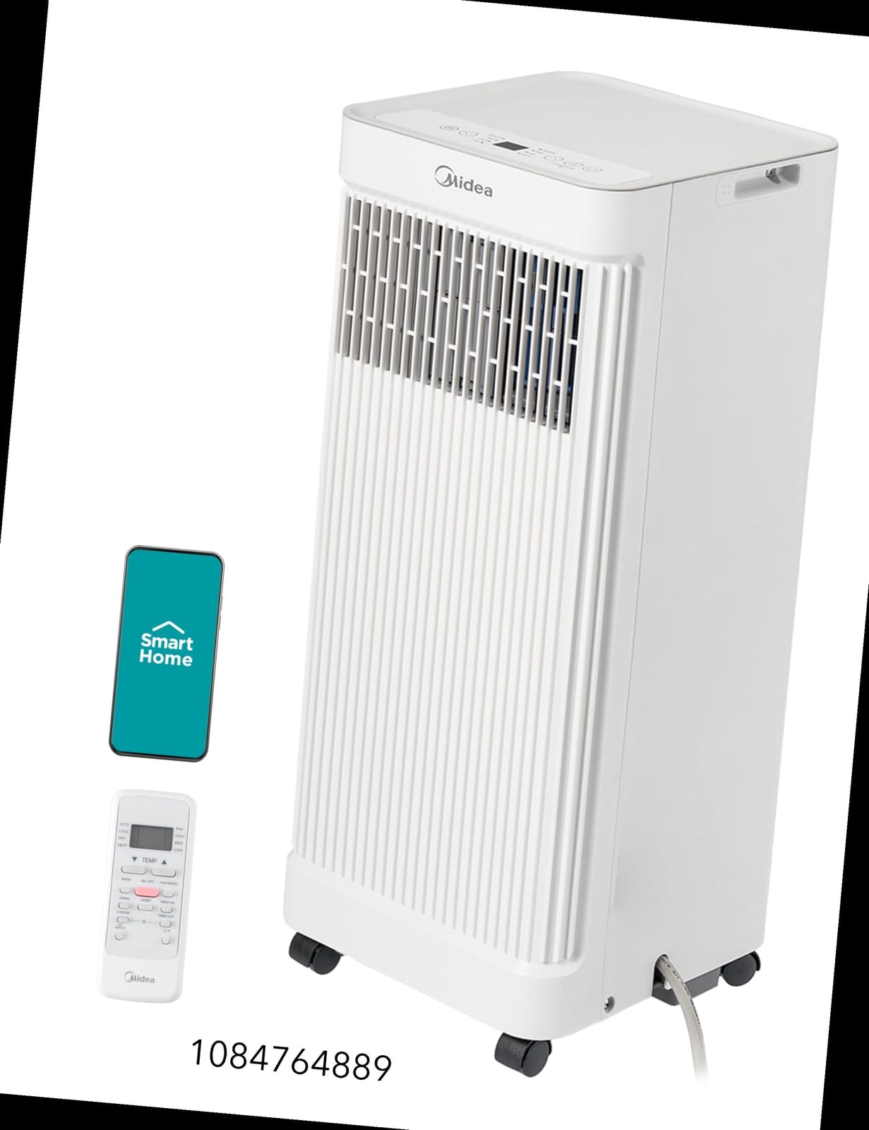 Midea 10,000 BTU ASHRAE (7,100 BTU SACC) Portable Air Conditioner, Smart Control, Cools up to 300 Sq. Ft.