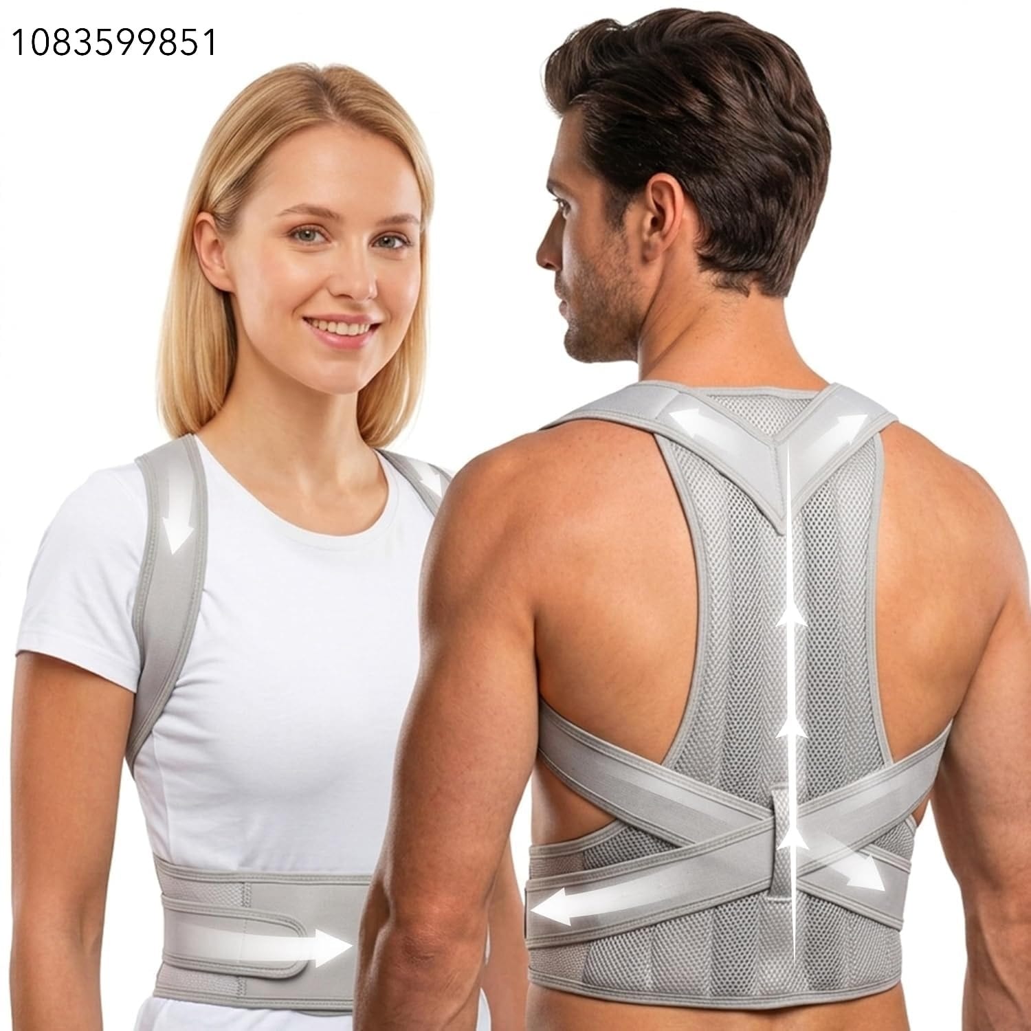 SUKHDA Adjustable  Back Brace for Men & Women