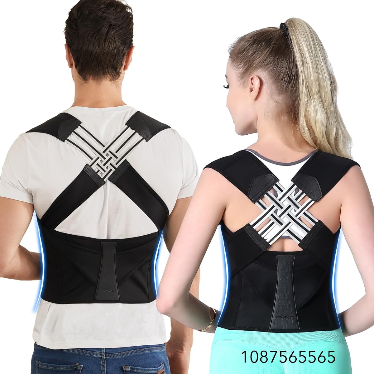 VOKOKOYA Adjustable Back Posture,  X-Large