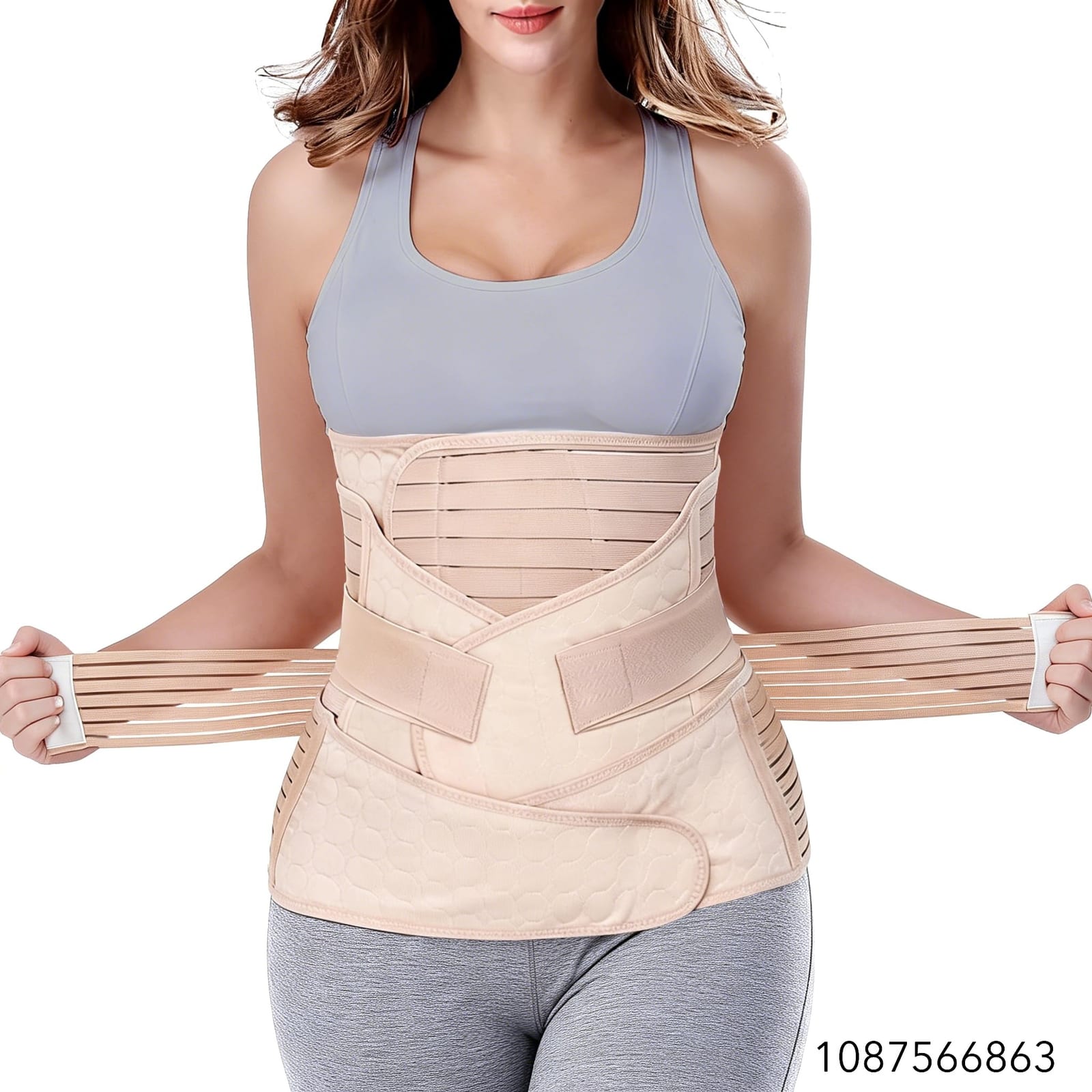 ChongErfei 3 in 1 Postpartum Belly Wrap
