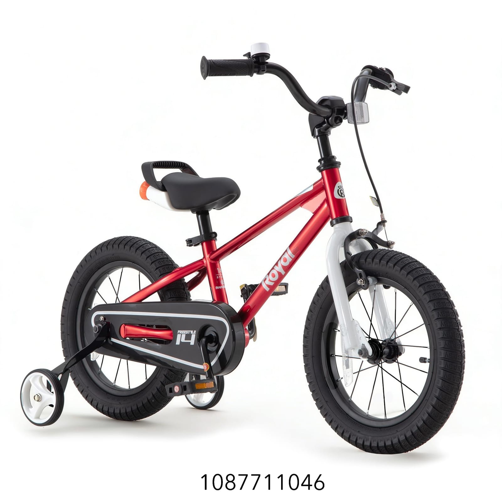 RoyalBaby Freestyle Kids Bike, 12 Inch, Red