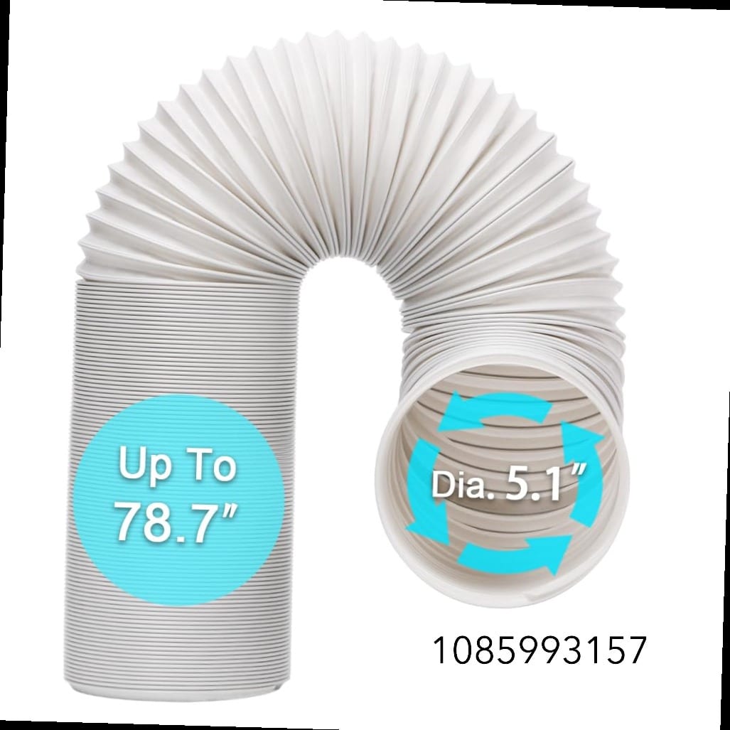 EWAVE Portable AC Hose - 5.1" Dia, 79" Length