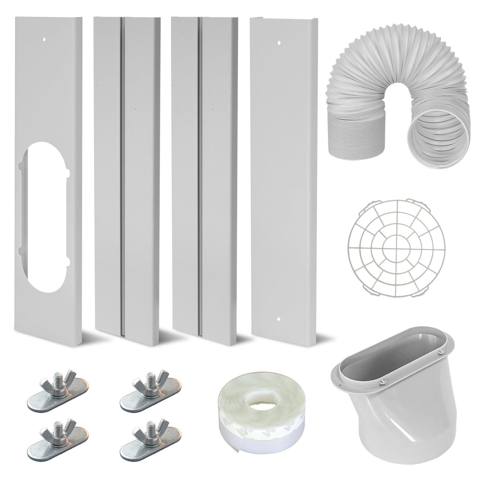 Gulrear 95" Sliding Door AC Vent Kit with ? 5.1" Hose