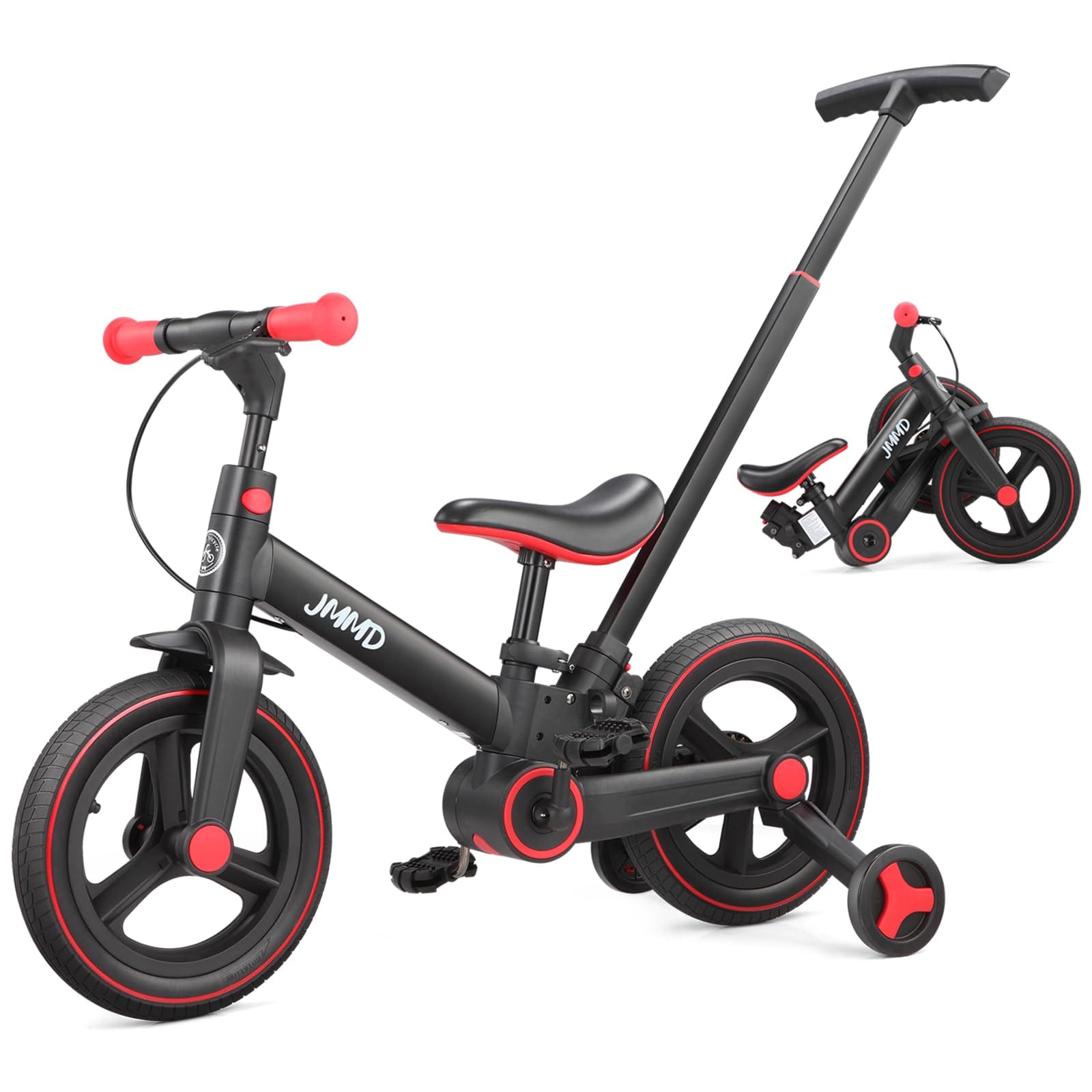 JMMD 6-in-1 Convertible Toddler Balance Bike