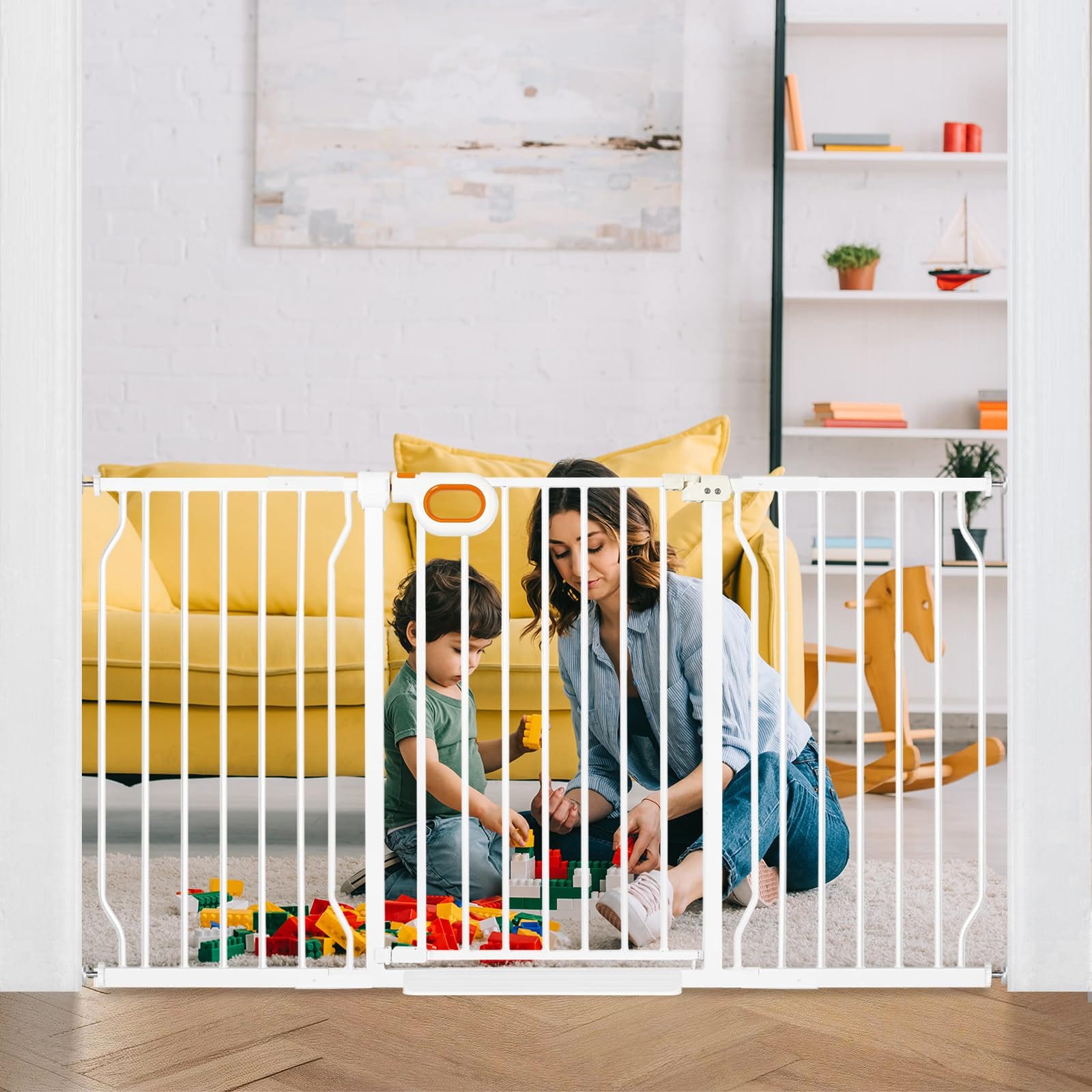 hemroro Extra Wide Baby Gate 57.5-62.2 Inch