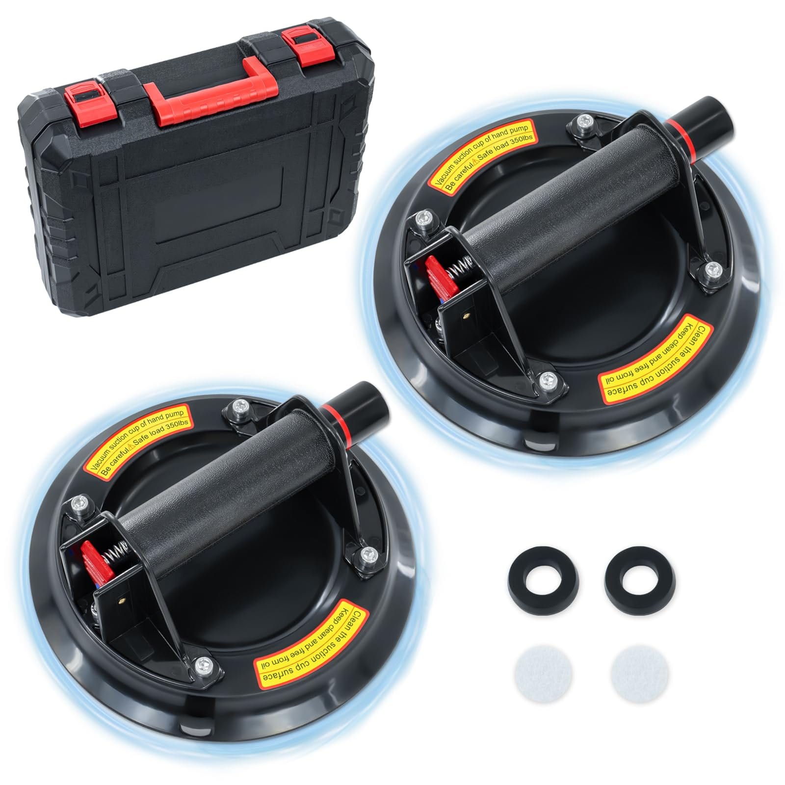 YYDENTOOL 8.2" Heavy Duty Suction Cup Lifter